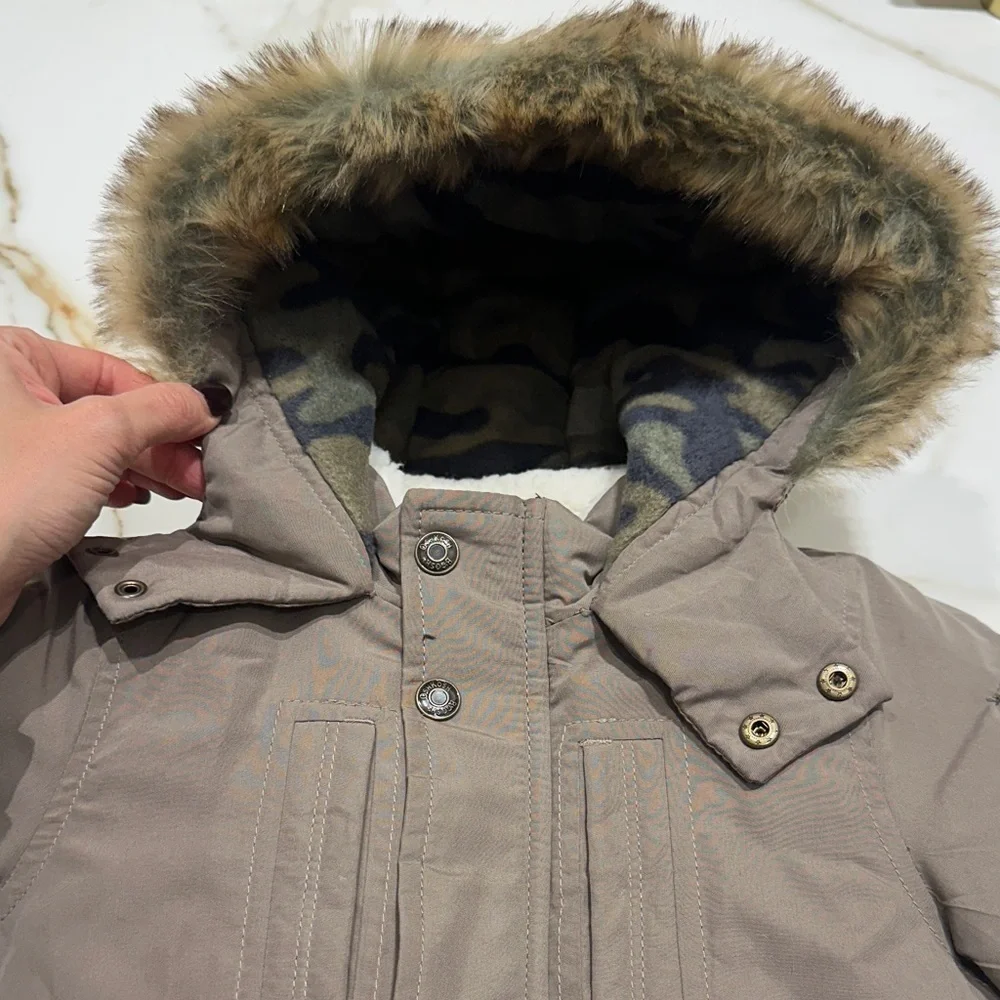 OshKosh B'gosh Tan Hooded Parka